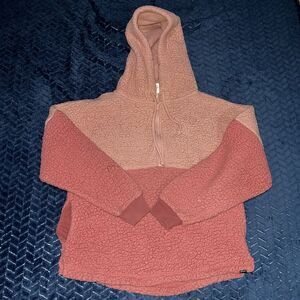 Pink Victoria Secret Women’s Pink Hoodie 1/2 Zip size XS